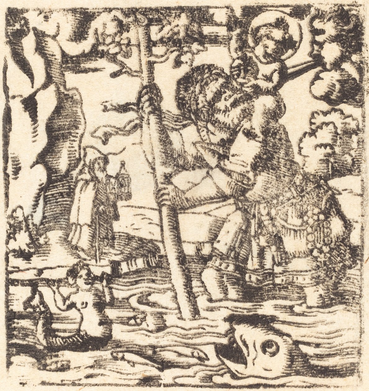 Aziz Christopher by German 16th or 19th Century