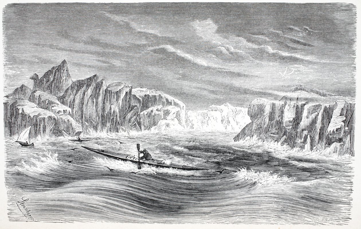 Kano ile tekne gezileri, pub. Londra 1874 by German School