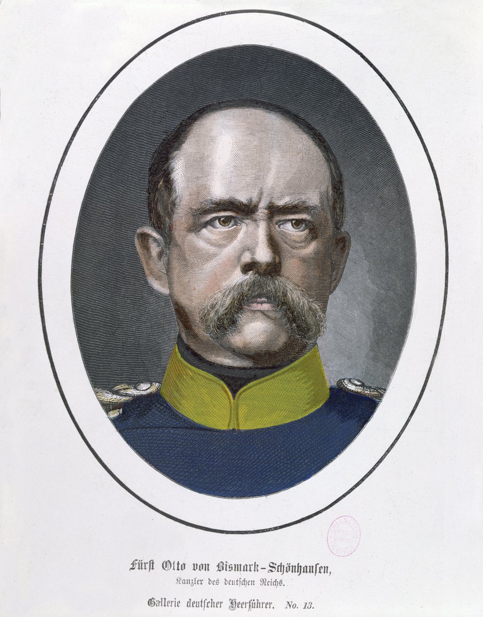 Şansölye Otto Von Bismarck (1815-98) c.1871 by German School