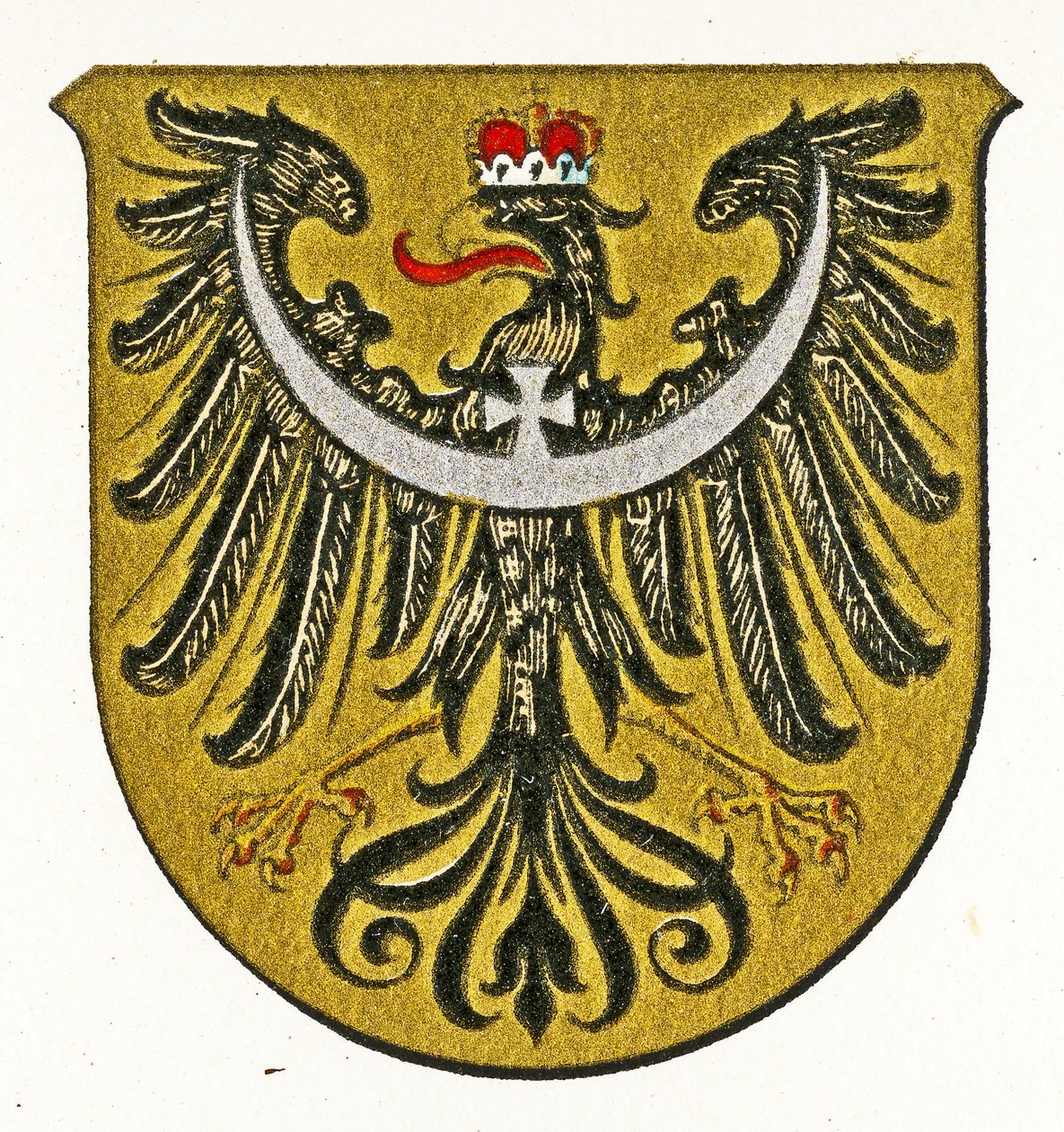 Silezya arması, c.1898 by German School