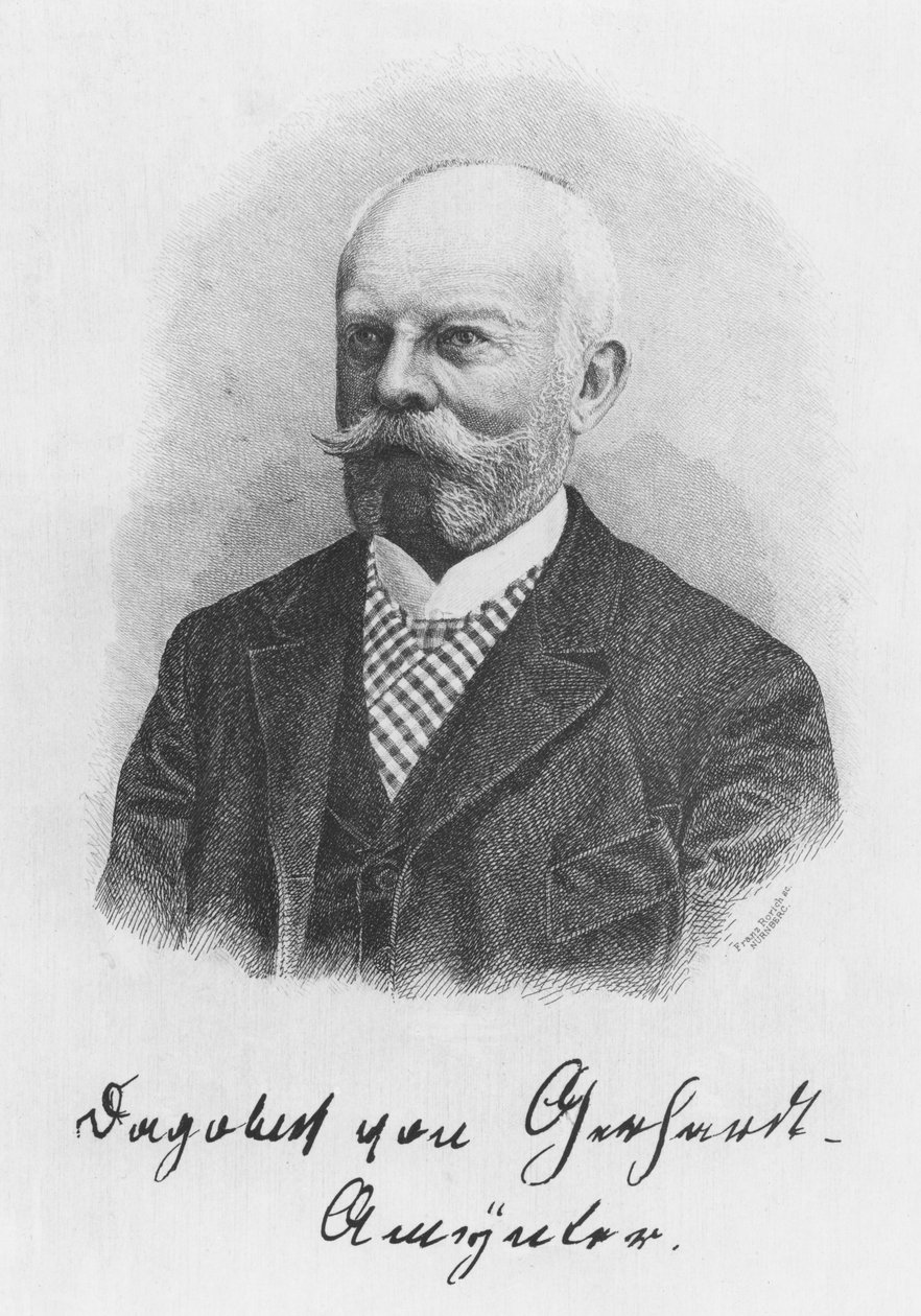 Dagobert von Gerhardt (gravür) by German School