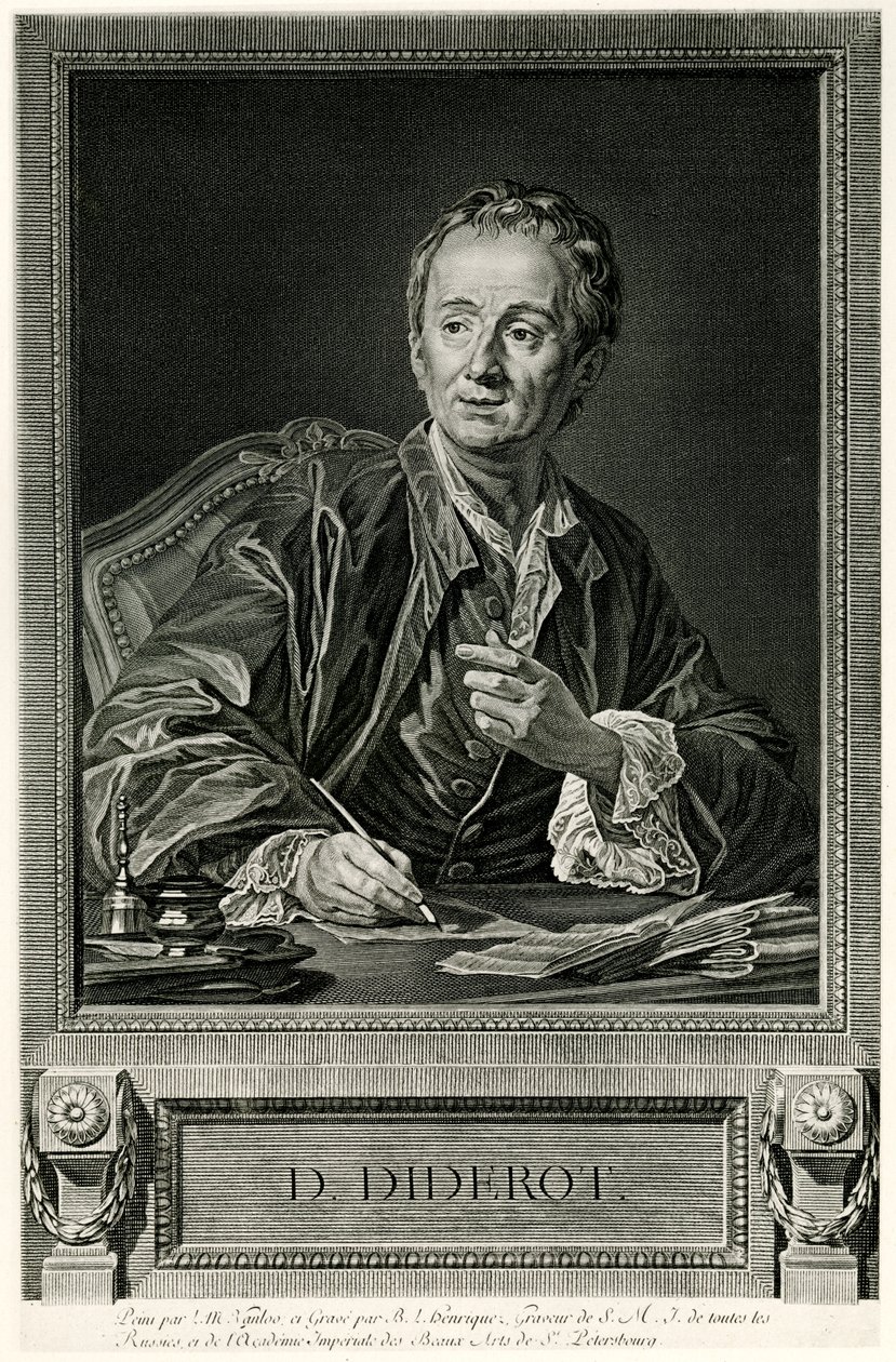 Denis Diderot by German School