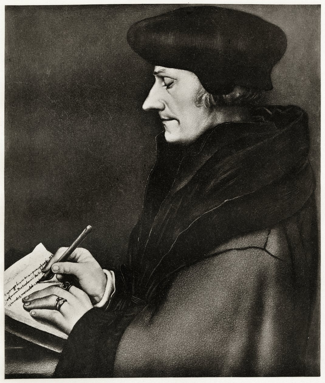 Rotterdamlı Desiderius Erasmus by German School