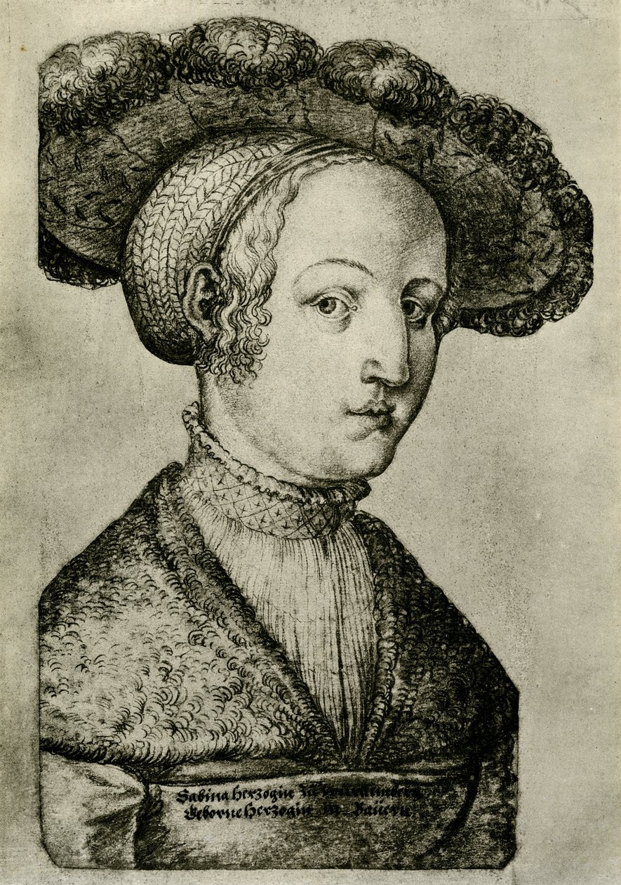 Württemberg Düşesi Sabina by German School