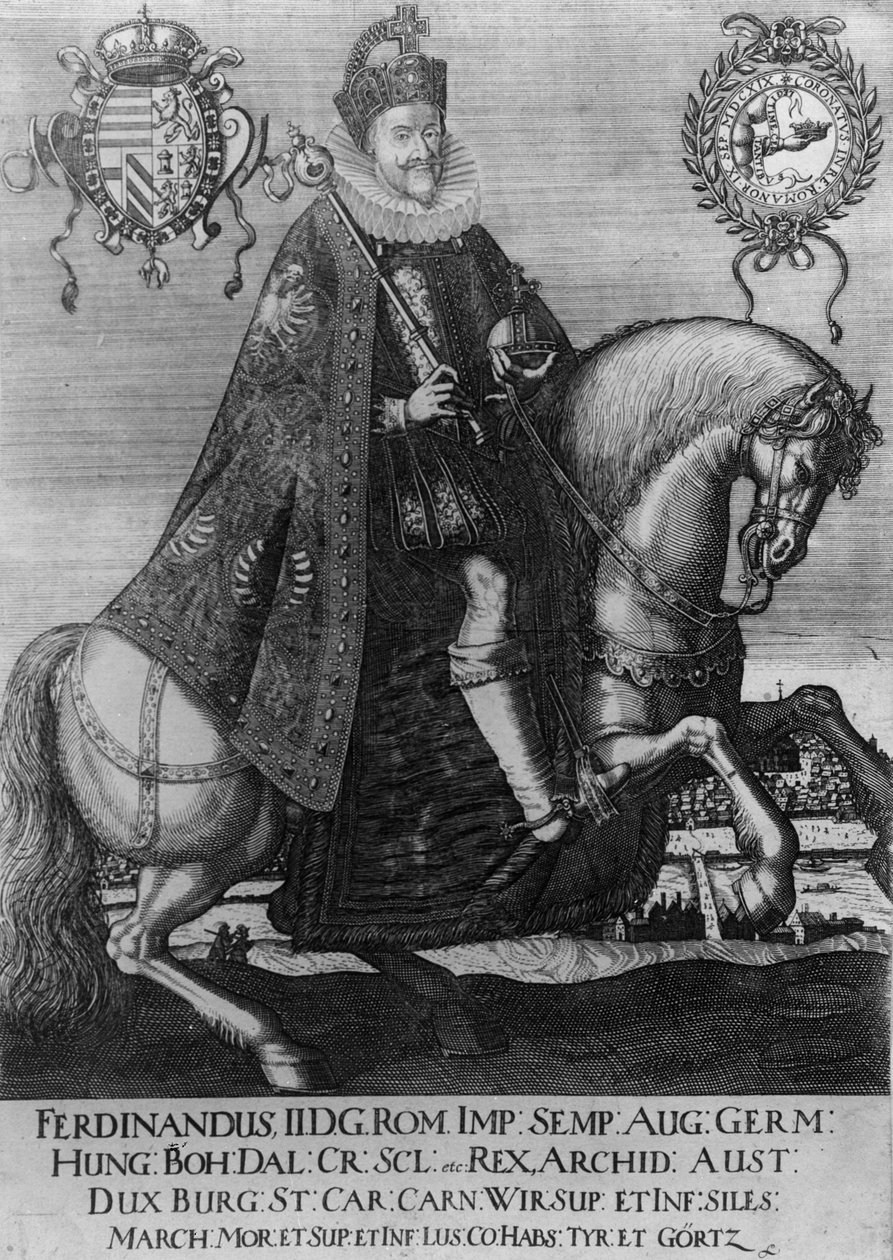 Ferdinand II (1578-1637), Kutsal Roma İmparatoru by German School