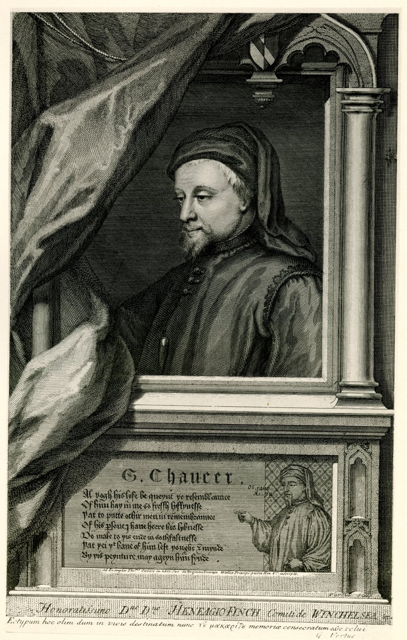 Geoffrey Chaucer by German School