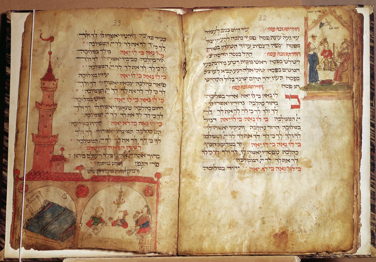 Fısıh Arifesi için Haggadah by German School
