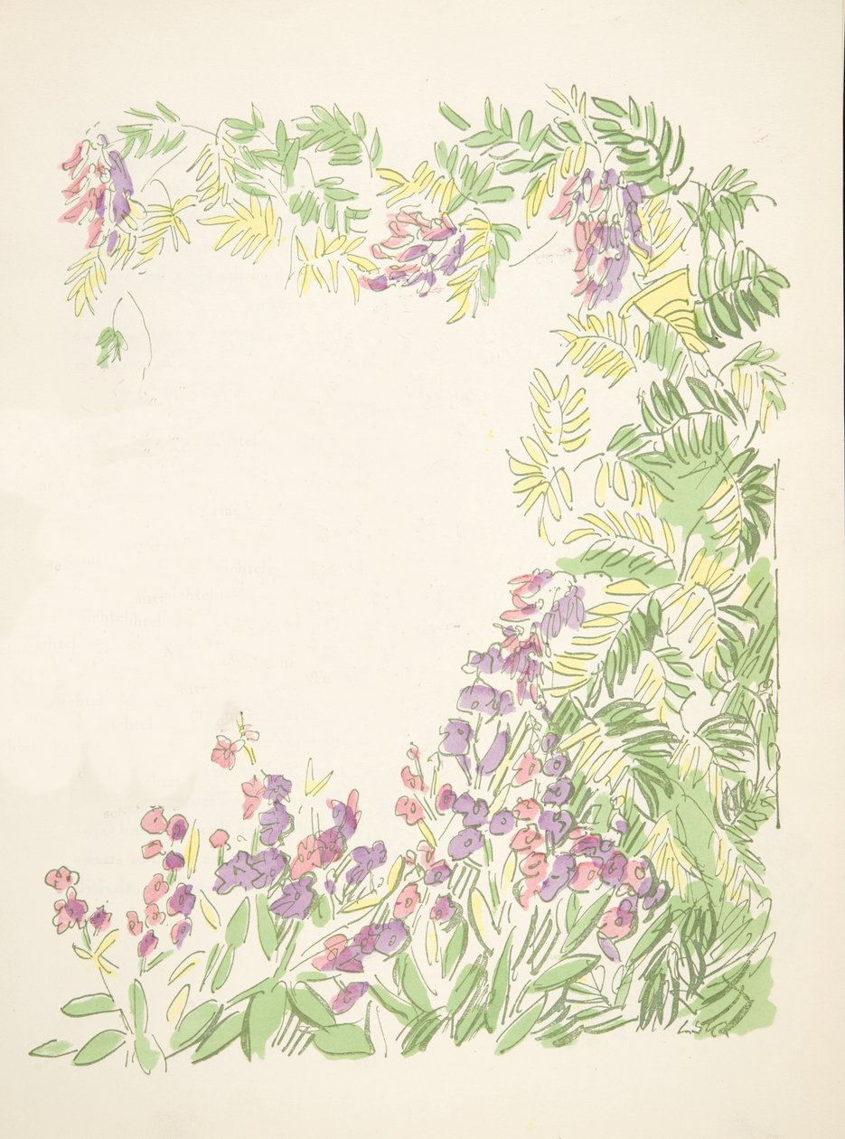 Styl'den bir çizim, pub.1922 (kalıp baskısı) by German School