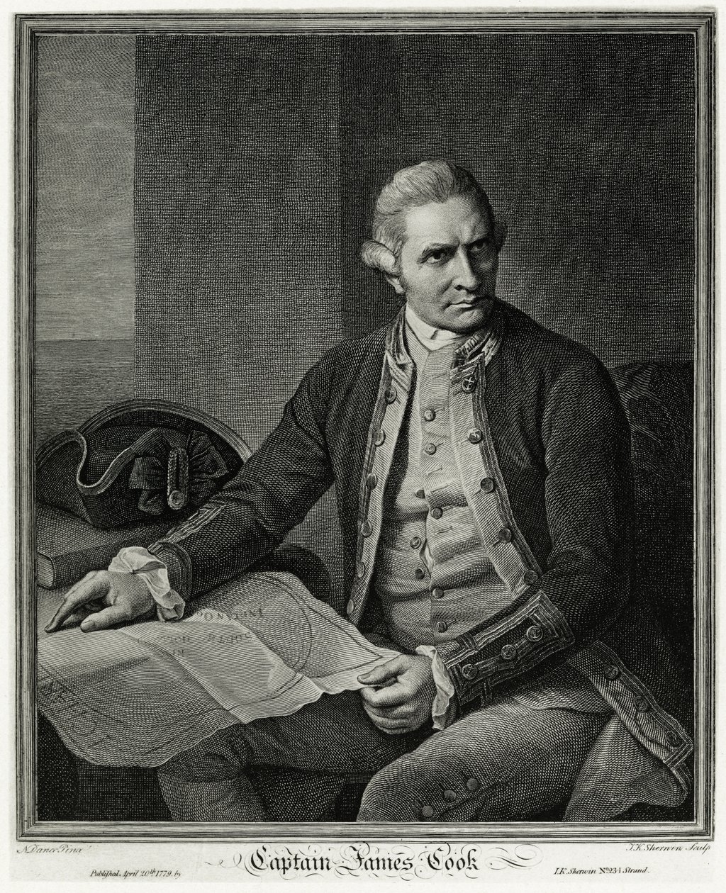James Cook by German School
