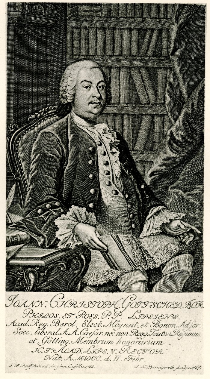 Johann Christoph Gottsched by German School