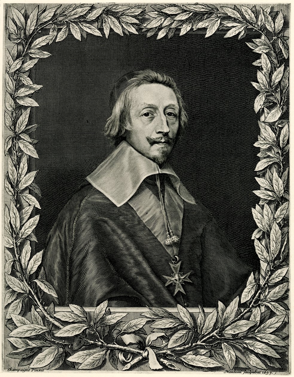 Kardinal Armand Jean Duplessis by German School
