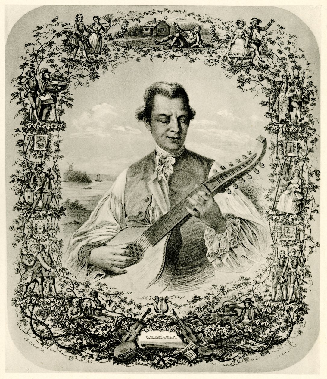 Karl Michael Bellman by German School