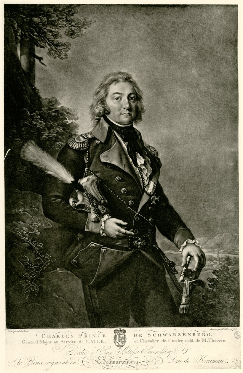 Karl Philipp Schwarzenberg Prensi by German School
