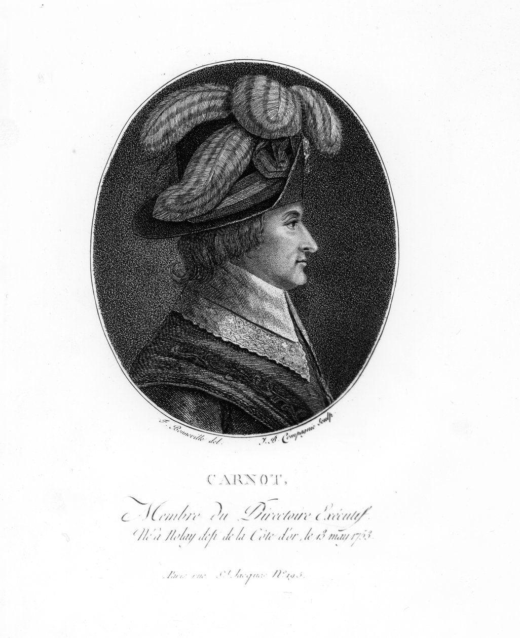 Lazare Nicolas Graf Carnot by German School