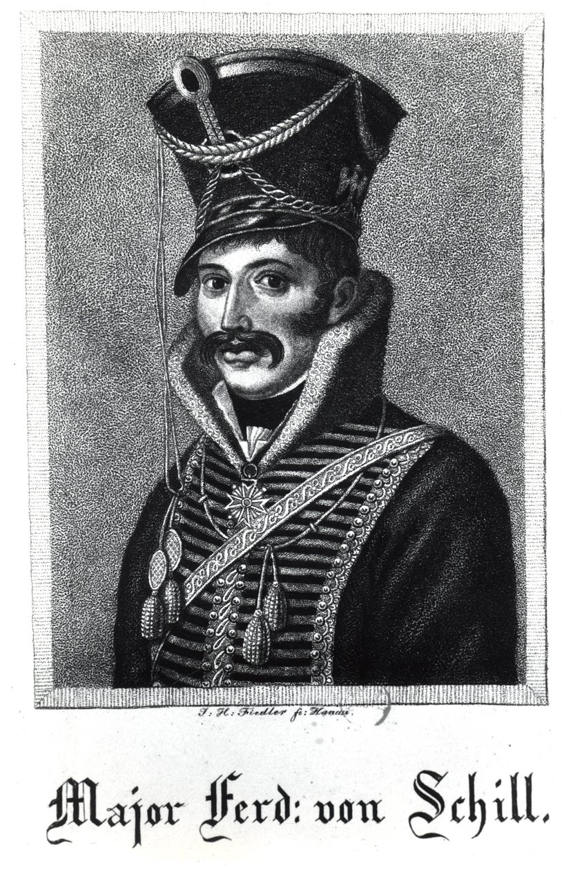 Binbaşı Ferdinand Baptista von Schill (1776-1809) by German School