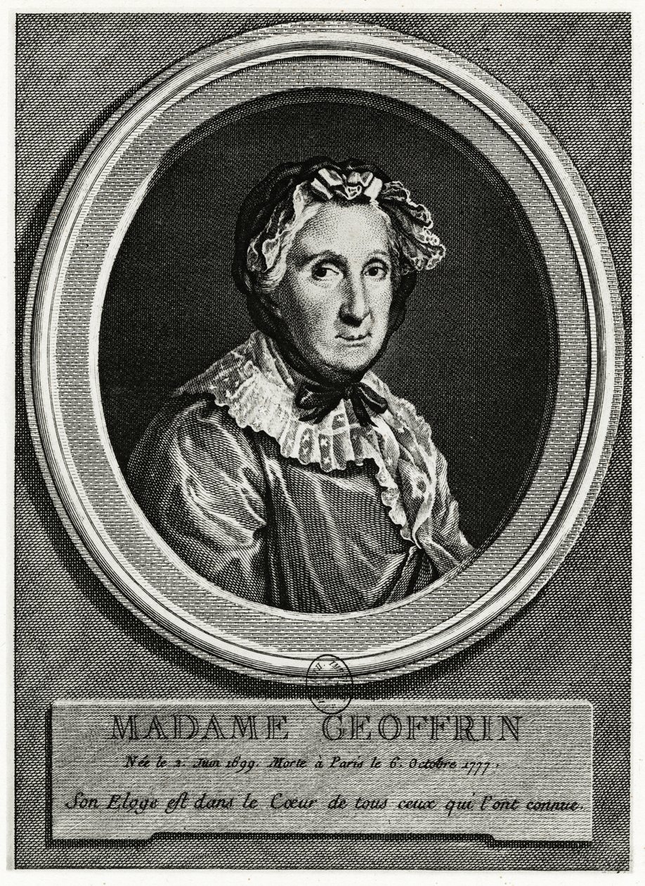 Marie Therese Geoffrin by German School