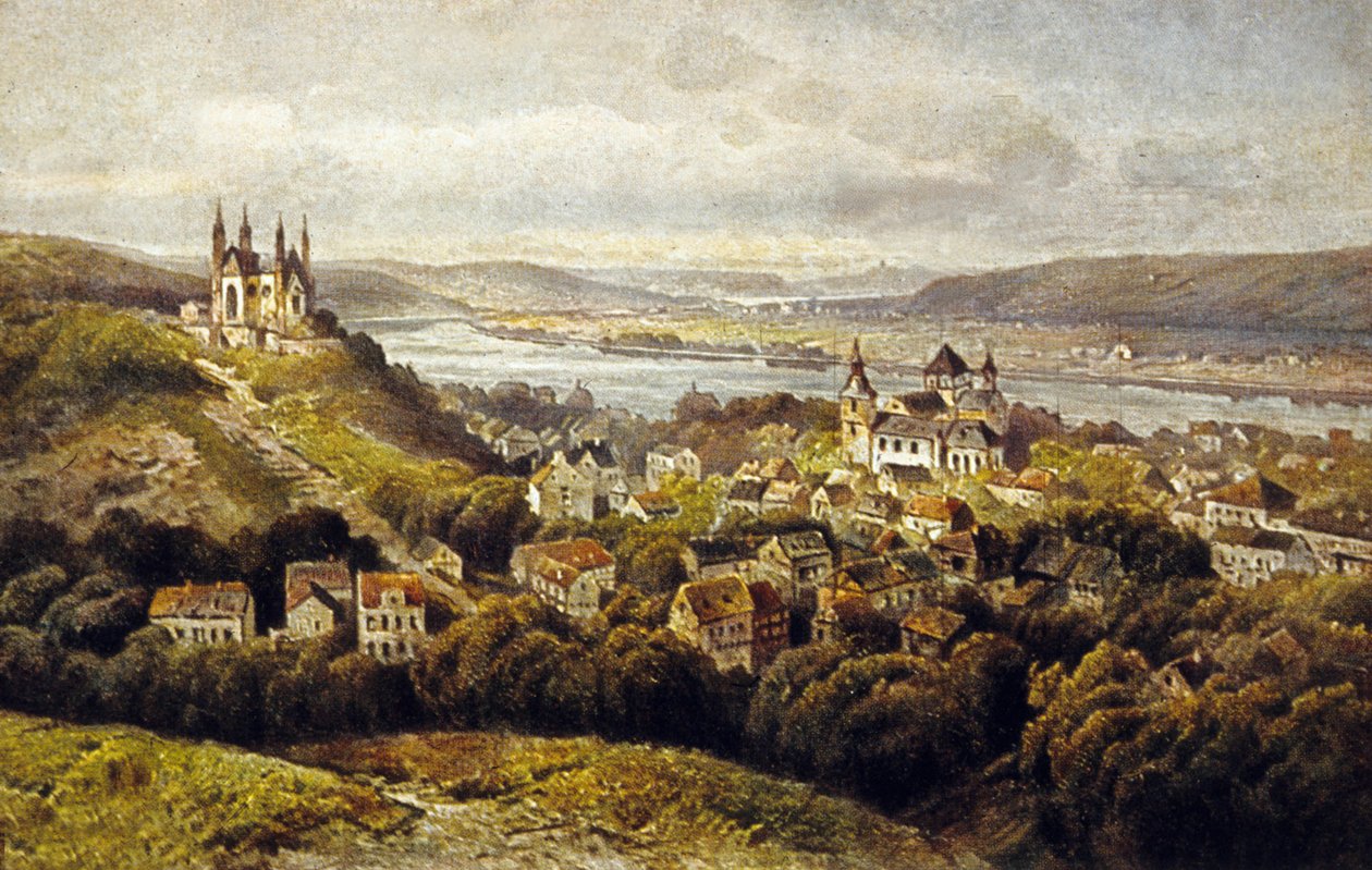 Remagen, Almanya (renkli taş) by German School