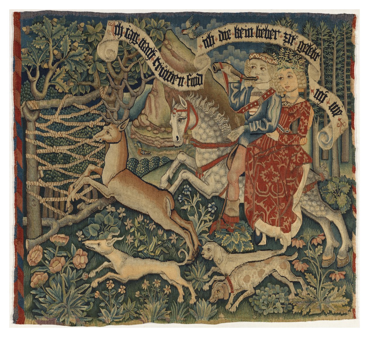 Sadakat Peşinde, c.1475-1500 (goblen) by German School