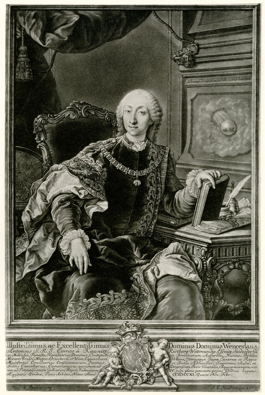 Wenzel Anton Kaunitz Prensi by German School