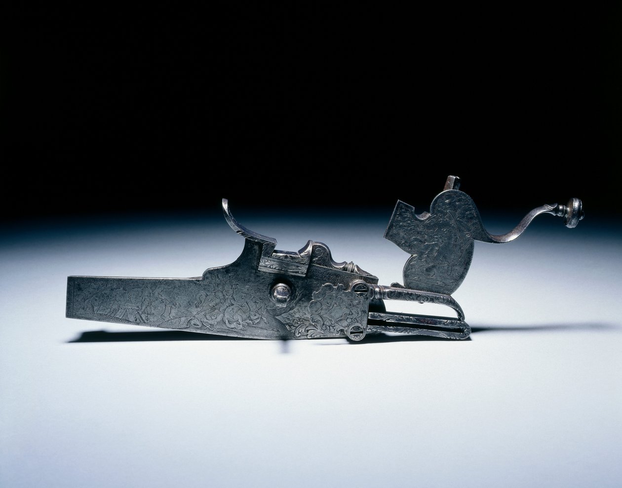 Av tüfeğinden tekerlek kilidi, c.1720-40 (çelik) by German School