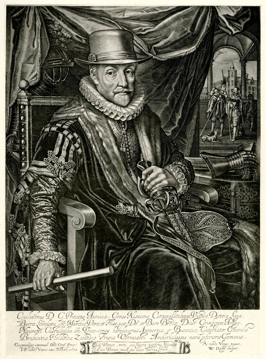 Nassau-Turuncu William I by German School