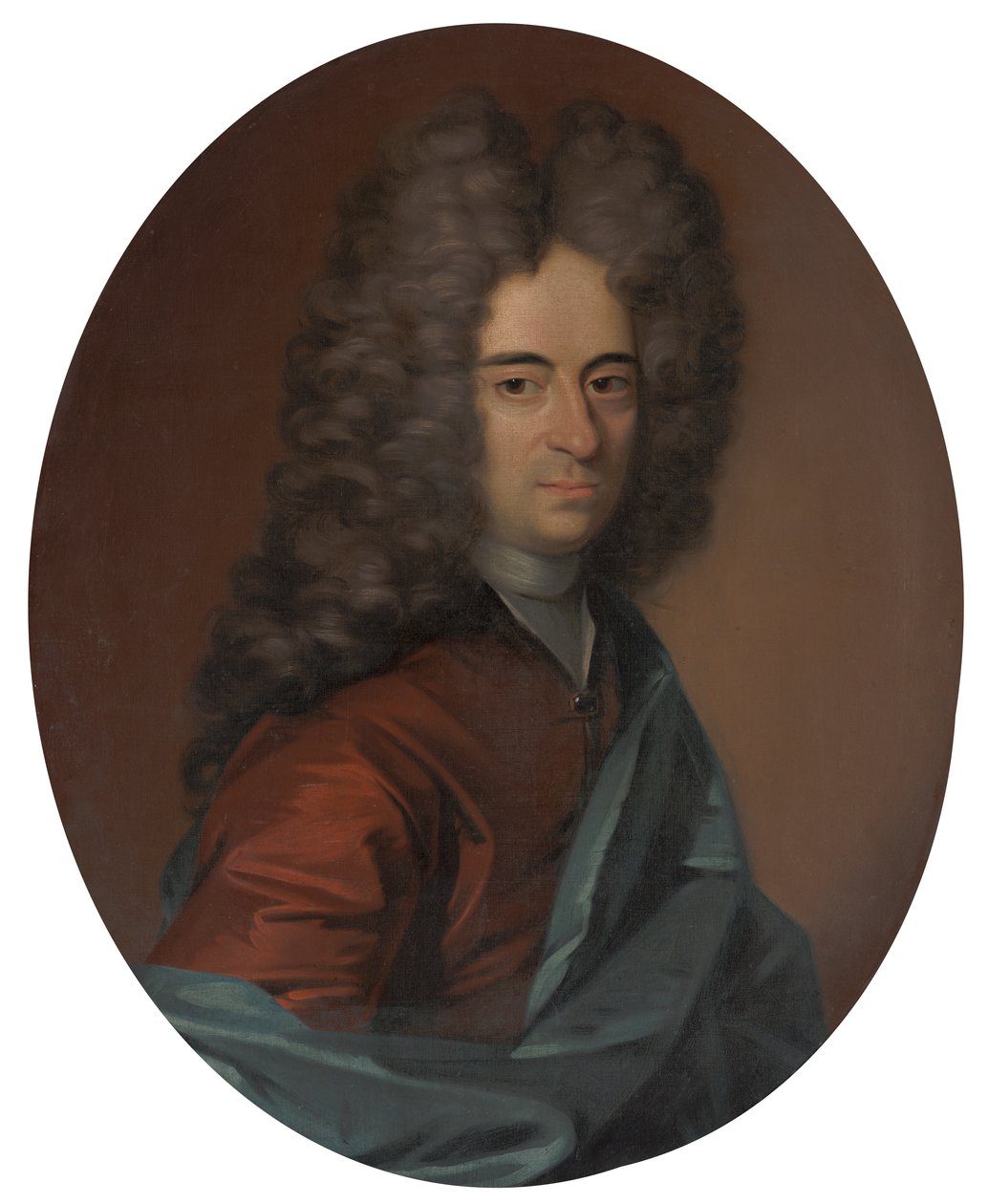 Bir adamın portresi, muhtemelen Mathias Lambertus Singendonck (1678-1742), Nijmegen belediye başkanı by Gerrit Alberts