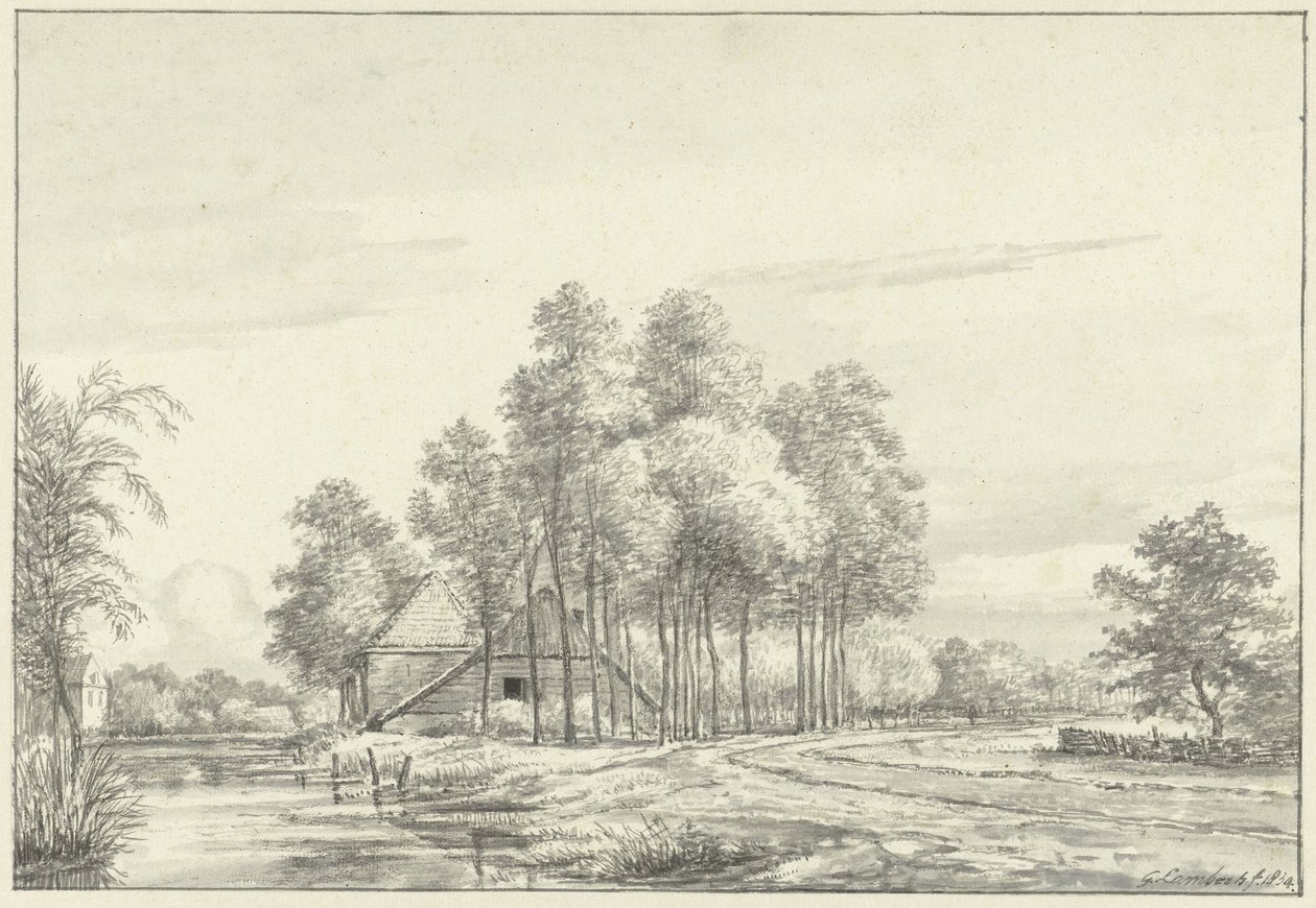 Oudewater'da yüz by Gerrit Lamberts