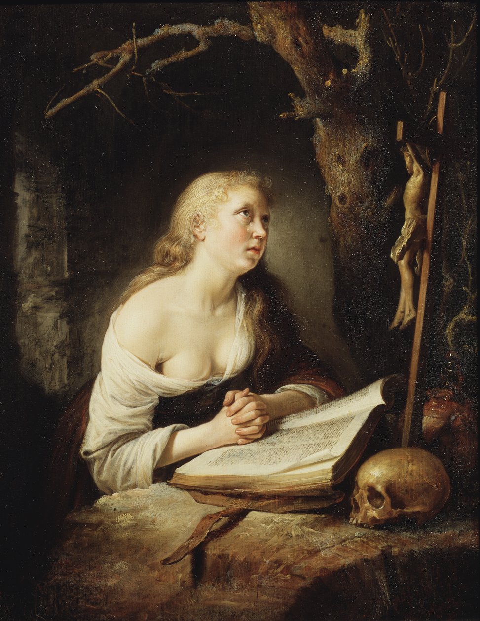 Tövbekar Magdalen, c.1650-65 by Gerrit Dou