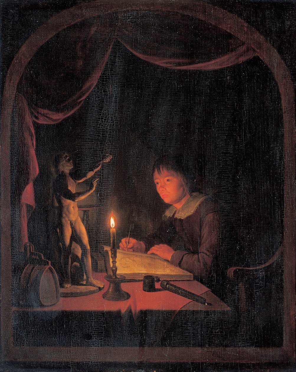 Genç Sanatçı Eskiz by Gerrit Dou