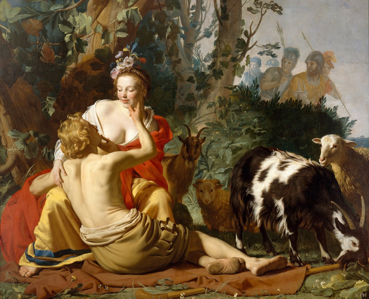 Granida ve Daifilo, 1625 by Gerrit van Honthorst