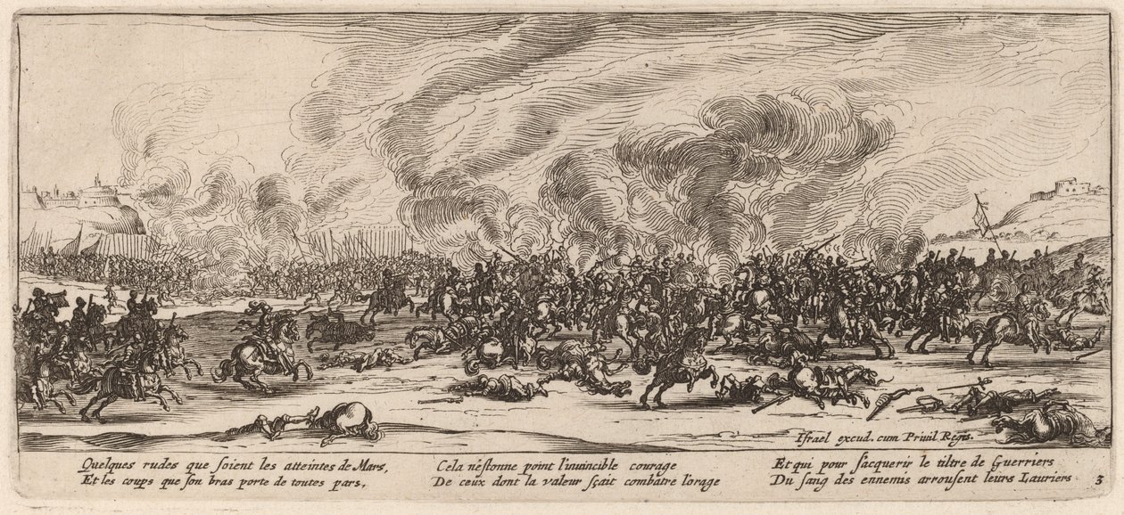 Savaş by Gerrit van Schagen after Jacques Callot