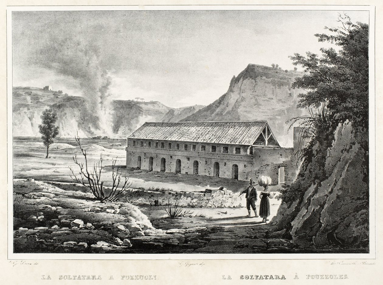 Solfatara Volkanı, Pozzuoli by Giacinto Gigante