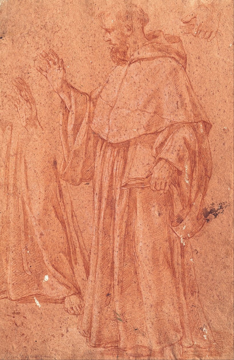Aziz Augustine Çalışması by Giacinto Gimignani