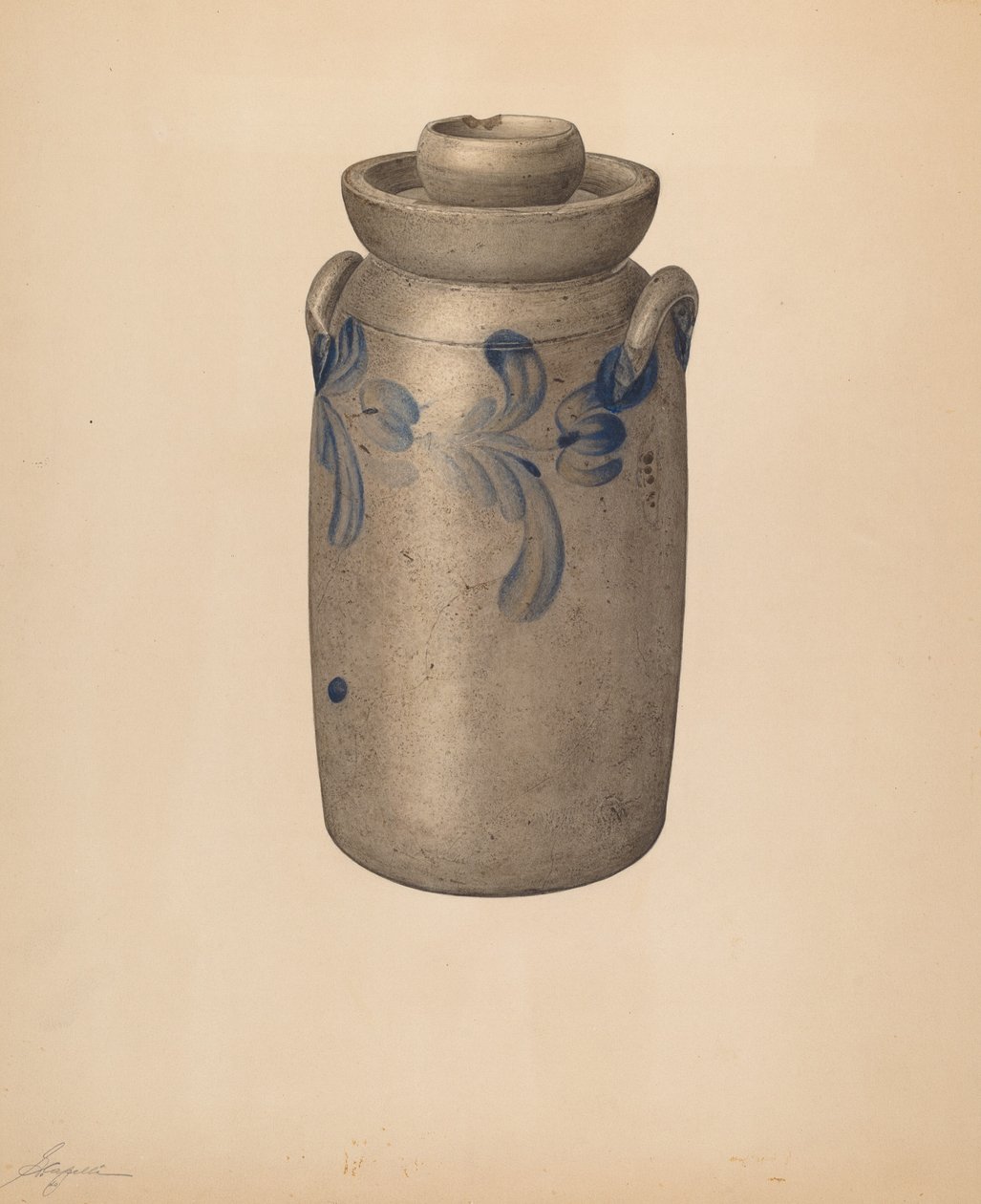 Tereyağı Churn, c. 1940. by Giacinto Capelli