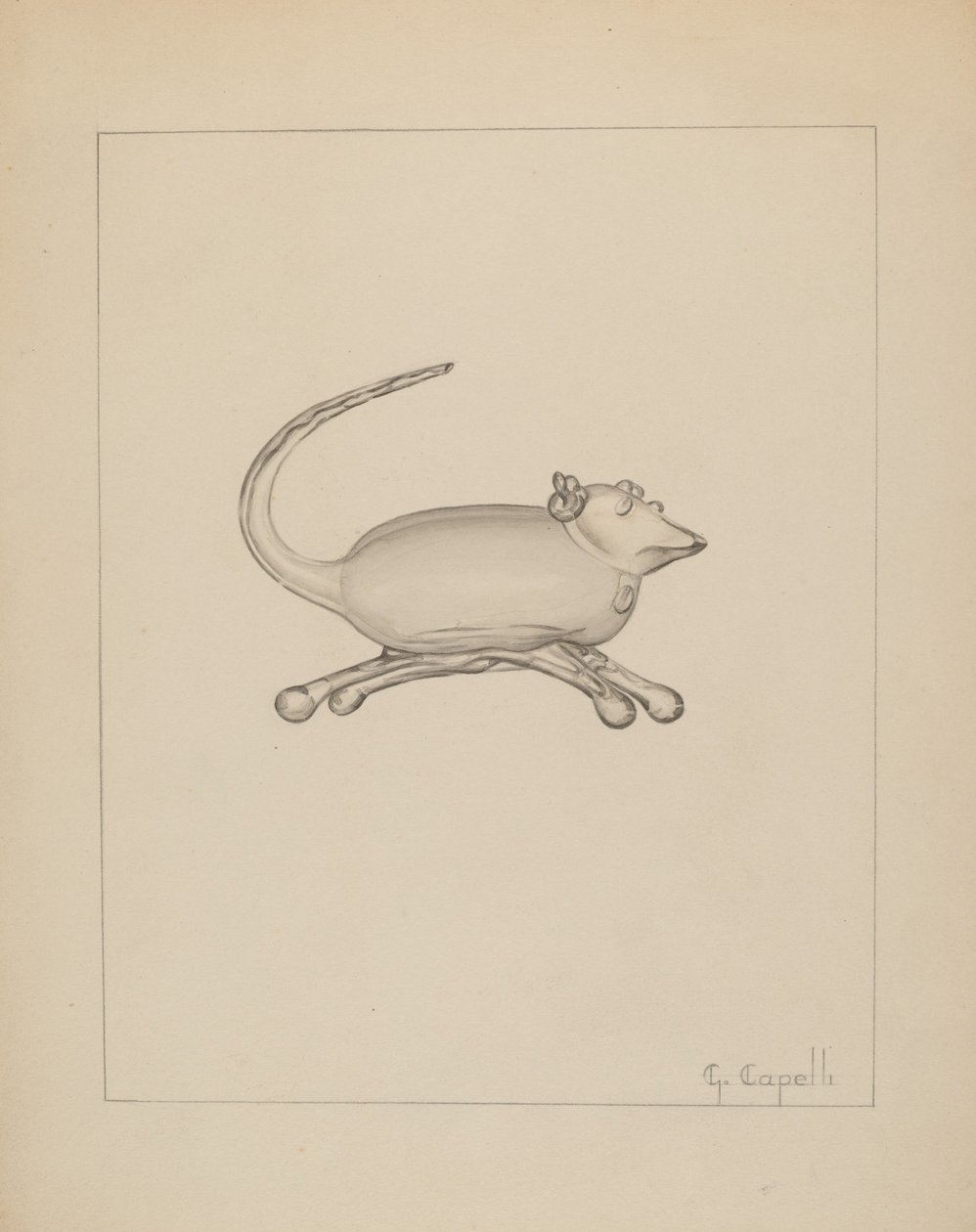 Fare, ç. 1937. by Giacinto Capelli