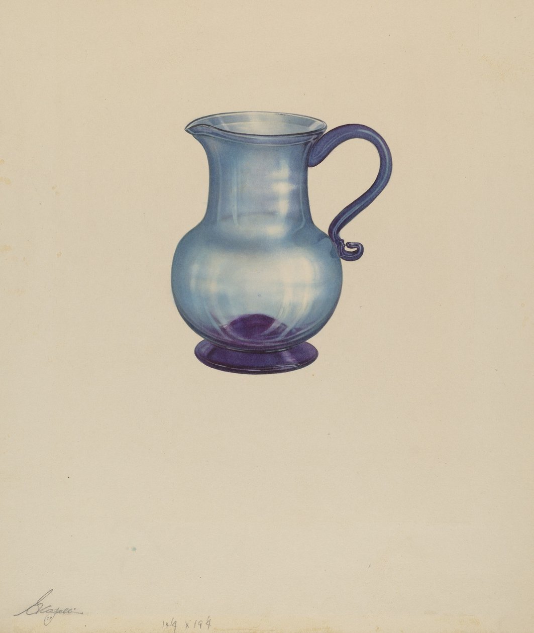 Sürahi, 1938. by Giacinto Capelli