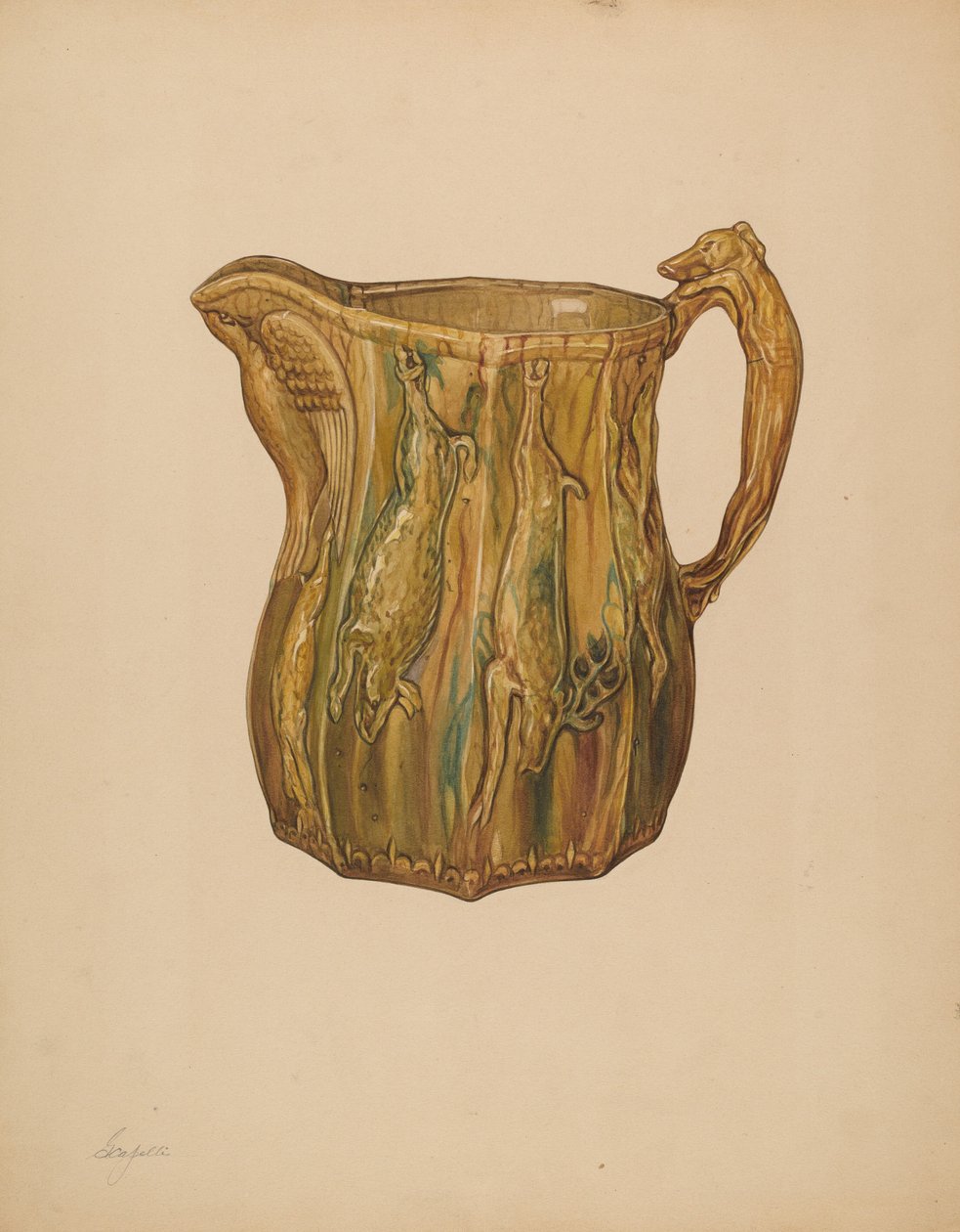 Sürahi, c. 1938. by Giacinto Capelli