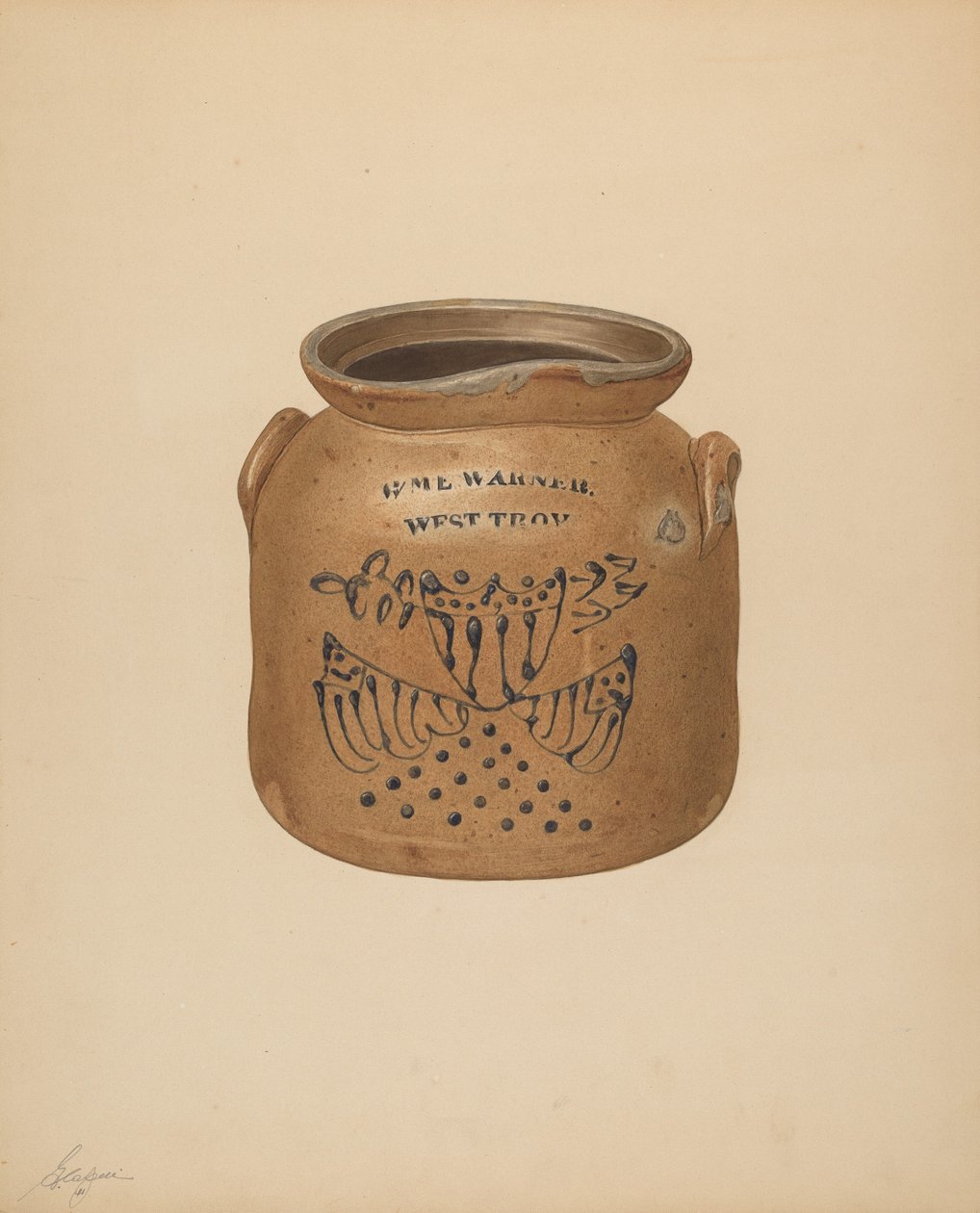 Pot, 1941. by Giacinto Capelli