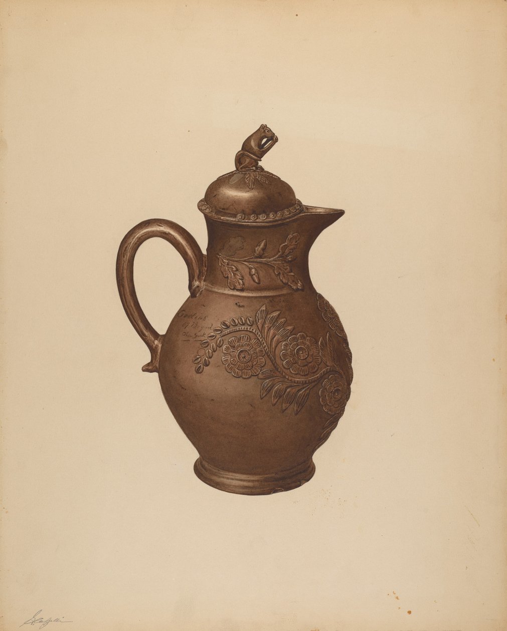 Çaydanlık, ç. 1940. by Giacinto Capelli