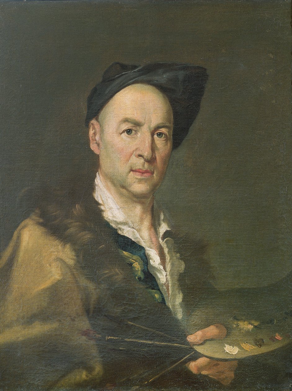ವರ್ಣಚಿತ್ರಕಾರನ ಭಾವಚಿತ್ರ, 1745-1755 ಟರ್ಕ್ by Giacomo Ceruti