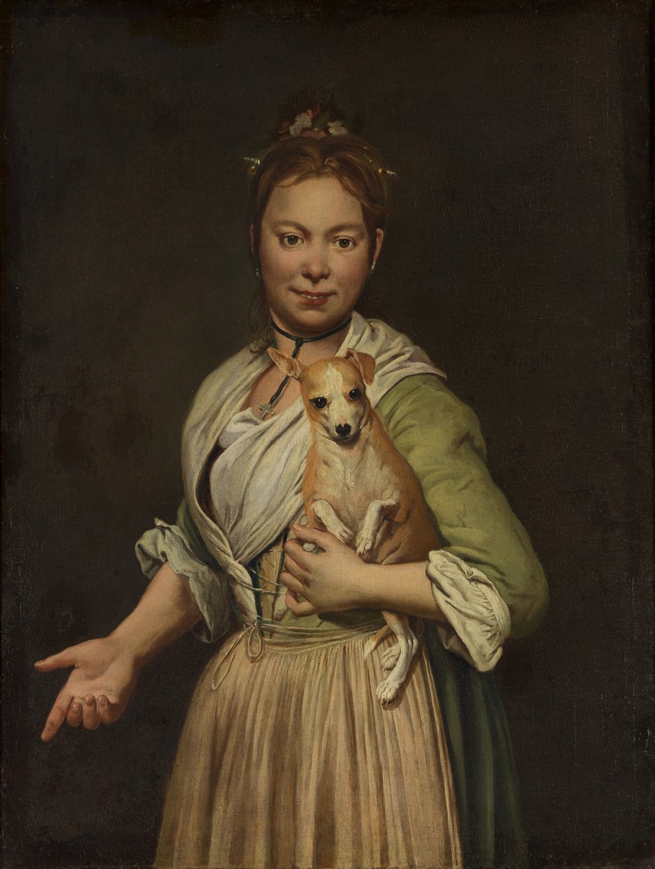 Köpekli Bir Kadın, 1740