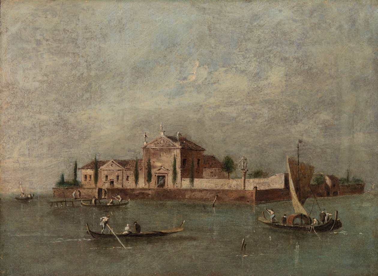 Tesbih Kutsal Bakire Adası by Giacomo Guardi