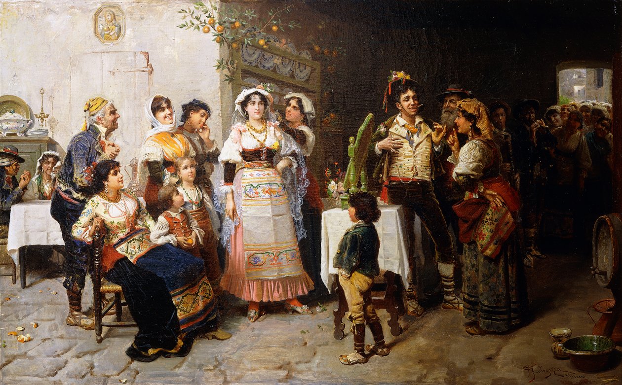Düğün Hazırlıkları, by Giacomo Mantegazza