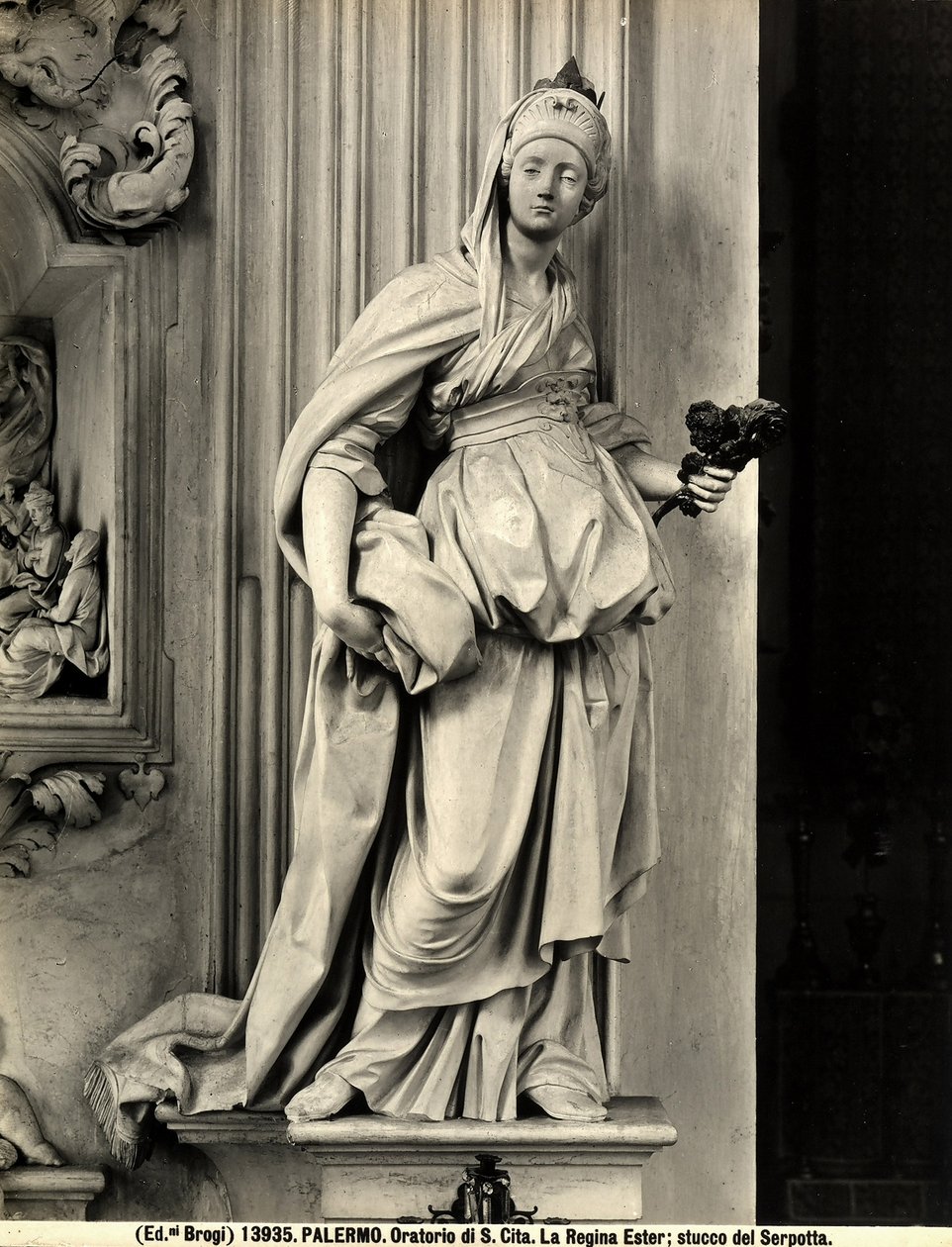 Kraliçe Ester (alçı) by Giacomo Serpotta
