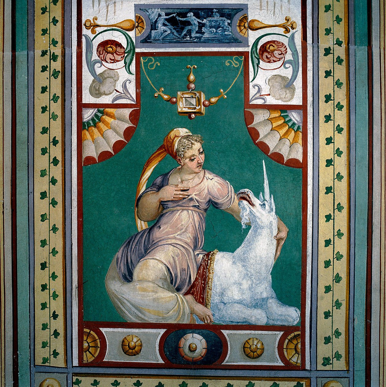 İffet Alegorisi (fresk) by Giallo Fiorentino