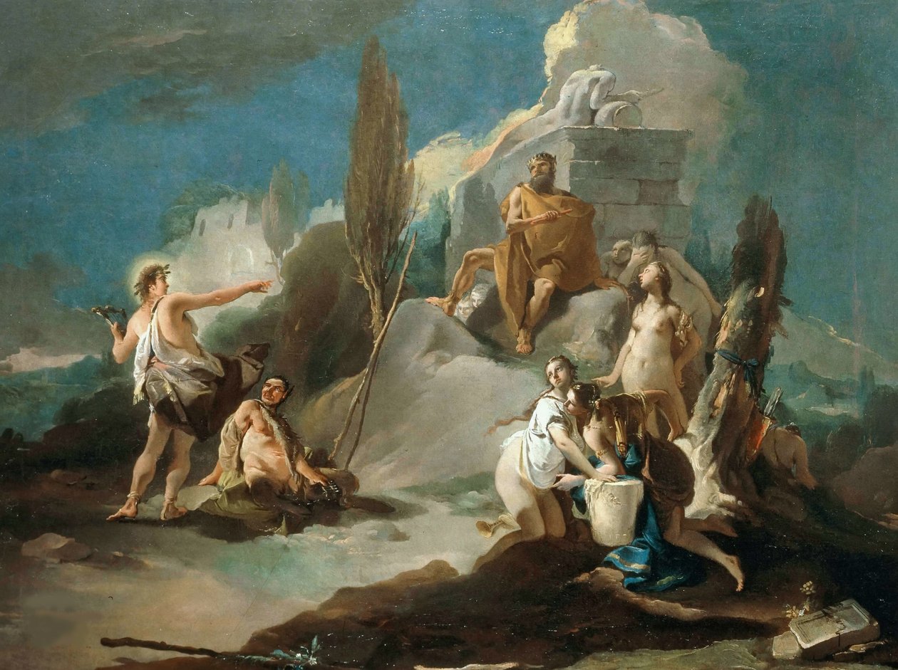 Apollo ve Marsyas, 1730. by Giambattista Tiepolo