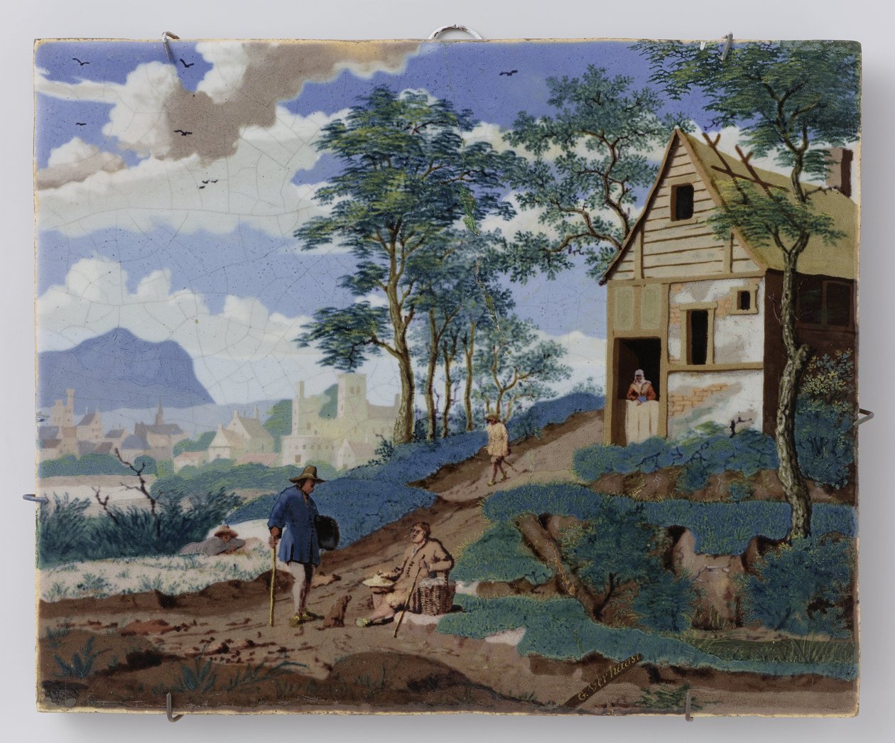 Peyzajlı plaket by Gijsbrecht Verhaast