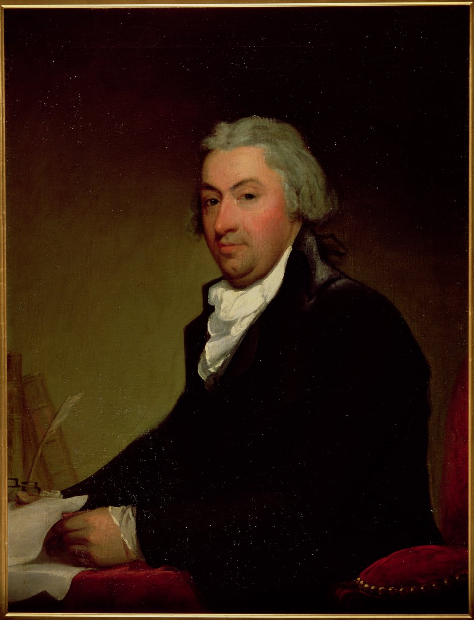 Şansölye Robert Livingston, c.1794 (keten üzerine yağlı boya) by Gilbert Stuart