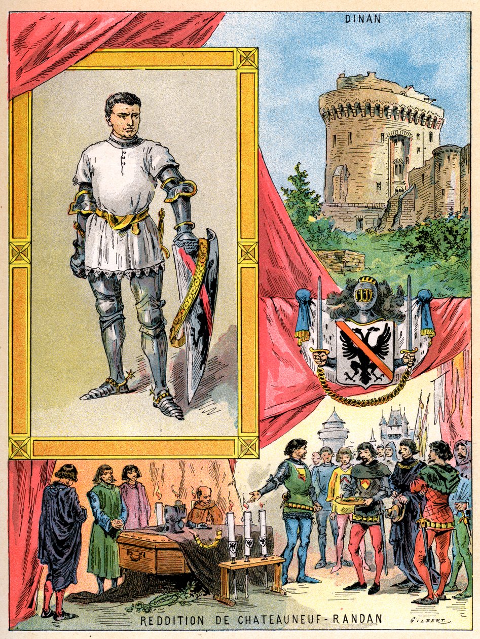 Bertrand du Guesclin, Breton şövalyesi, 1898 by Gilbert