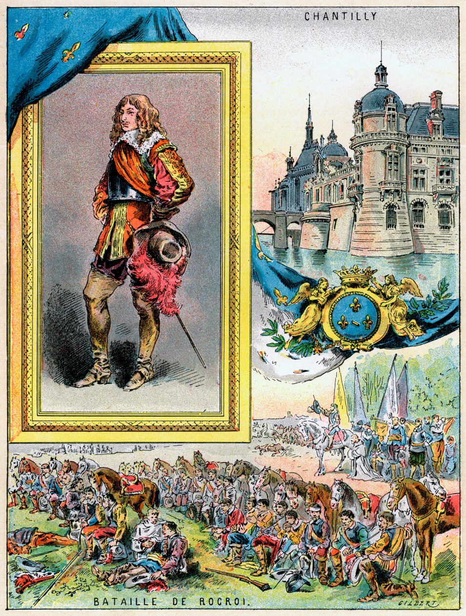 Bourbon Kralı II. Louis, Condé Prensi, 1898 by Gilbert